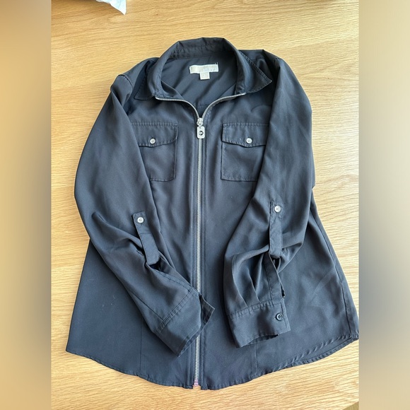 Michael Kors Zip Up Blouse - Picture 1 of 4